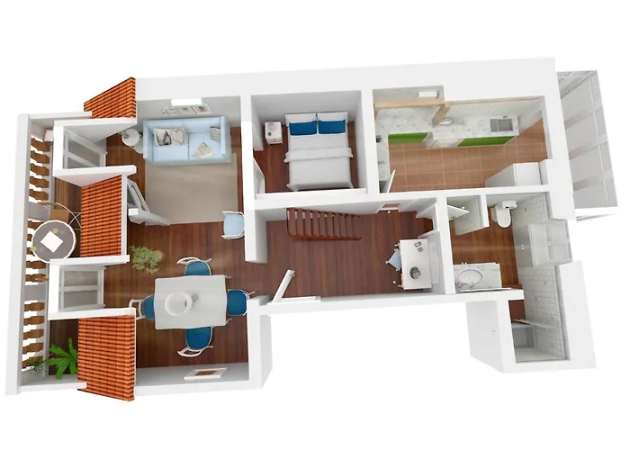 The Downtown Terrace - Fabulous Views, Sun Deck, Penthouse, 5th-floor No Lift *